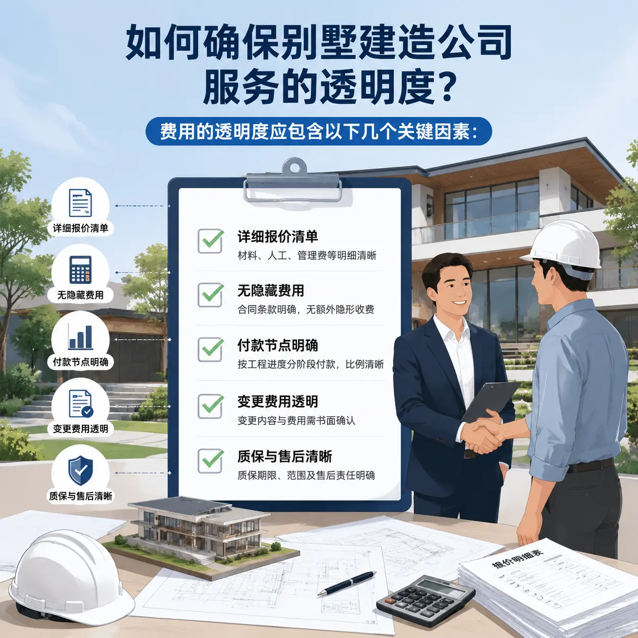在 施秉 如何确保别墅建造公司服务的透明度？