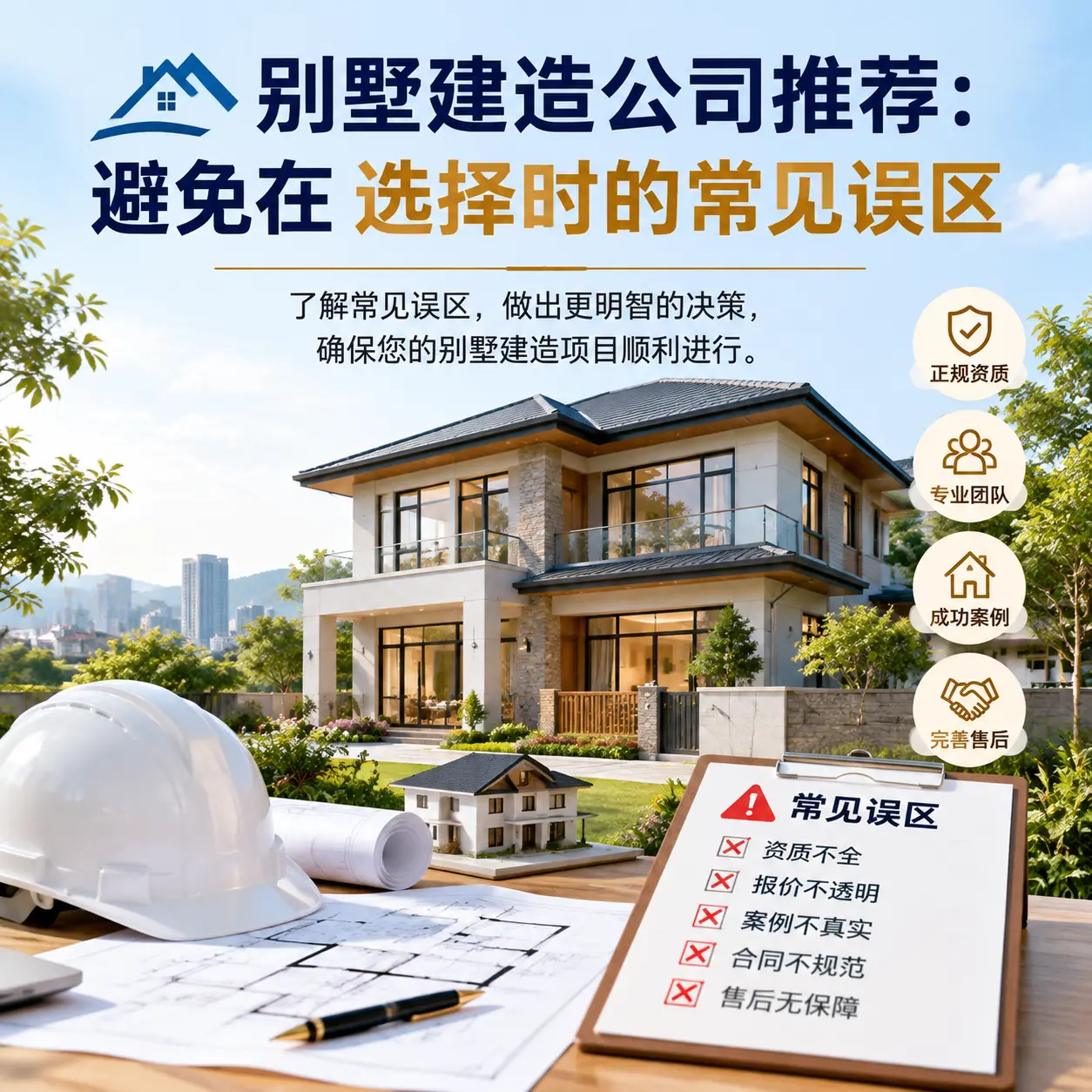 别墅建造公司推荐：避免在 施秉 选择时的常见误区