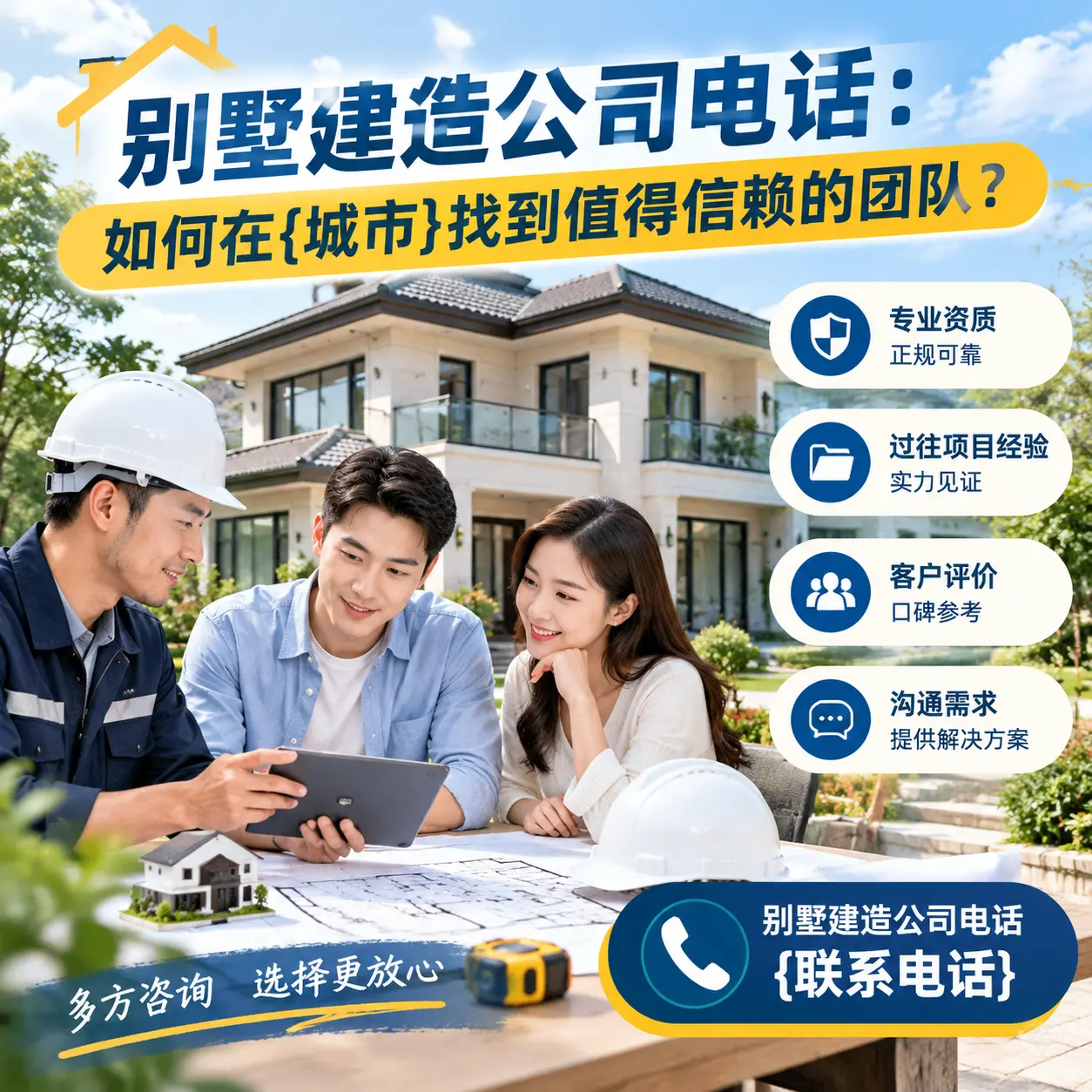 别墅建造公司电话：如何在施秉找到值得信赖的团队？