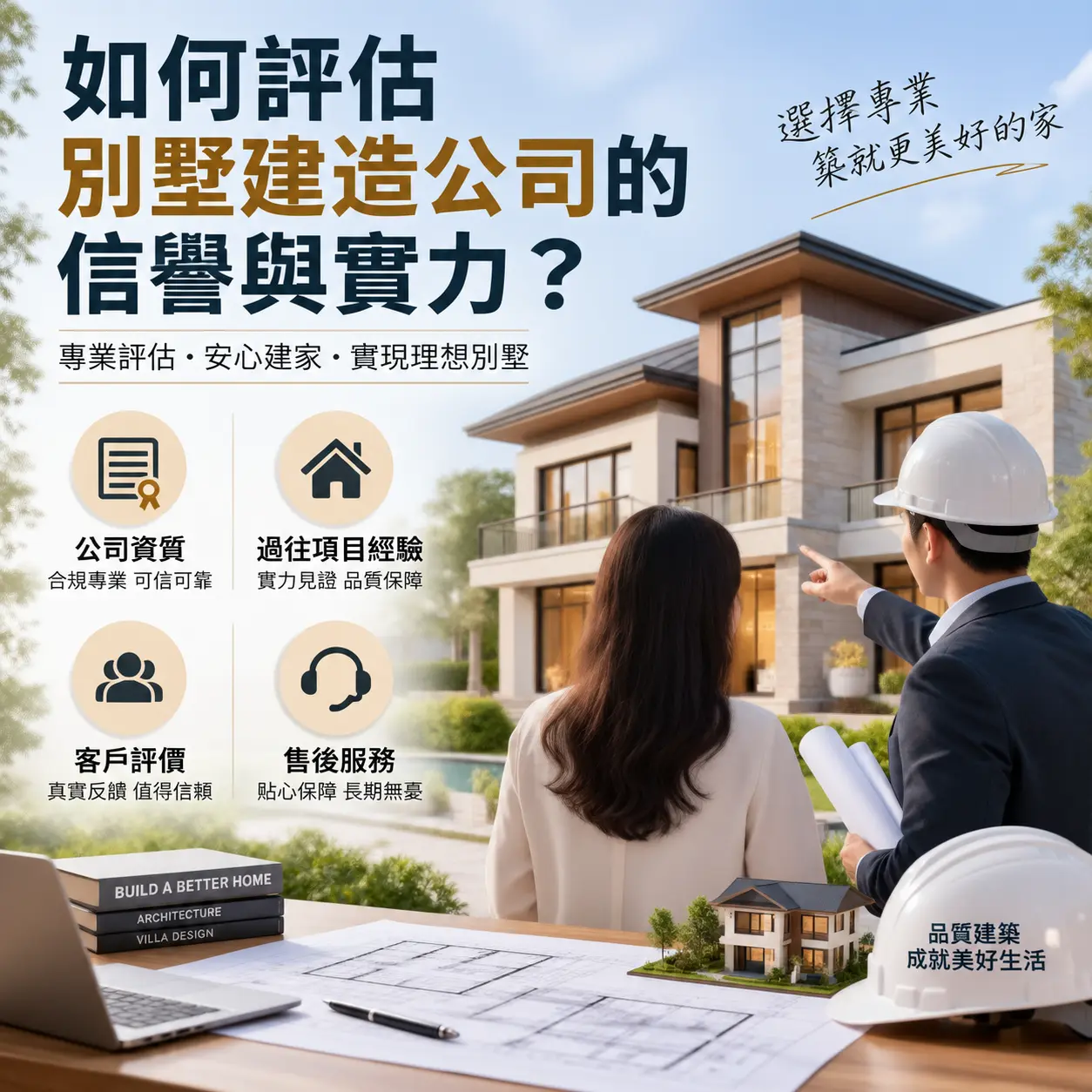 如何评估 施秉 别墅建造公司的信誉与实力？