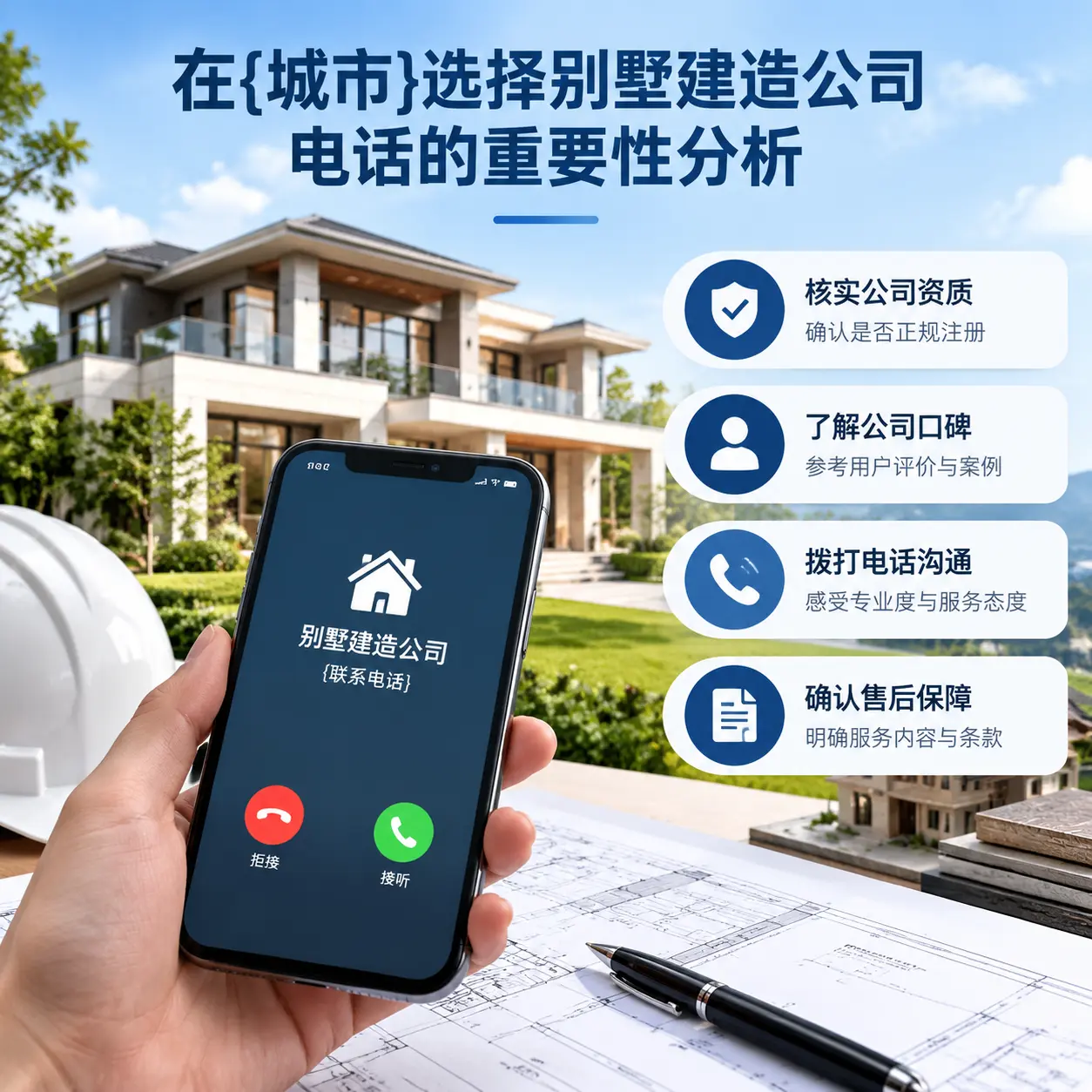 在施秉选择别墅建造公司电话的重要性分析