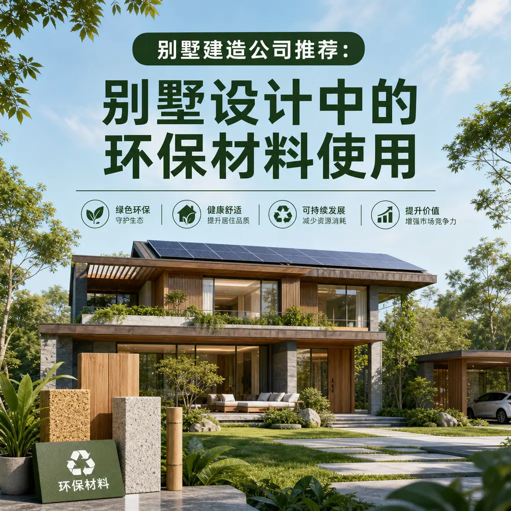 别墅建造公司推荐: 施秉 别墅设计中的环保材料使用