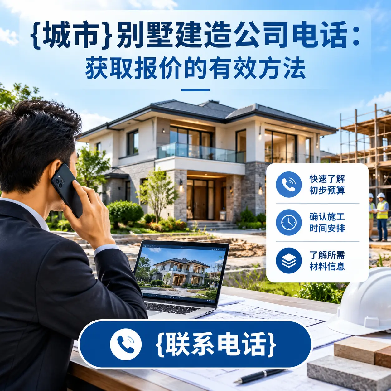 施秉别墅建造公司电话:获取报价的有效方法